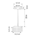 Moderne Hanglamp zwart - Collectie Belfast