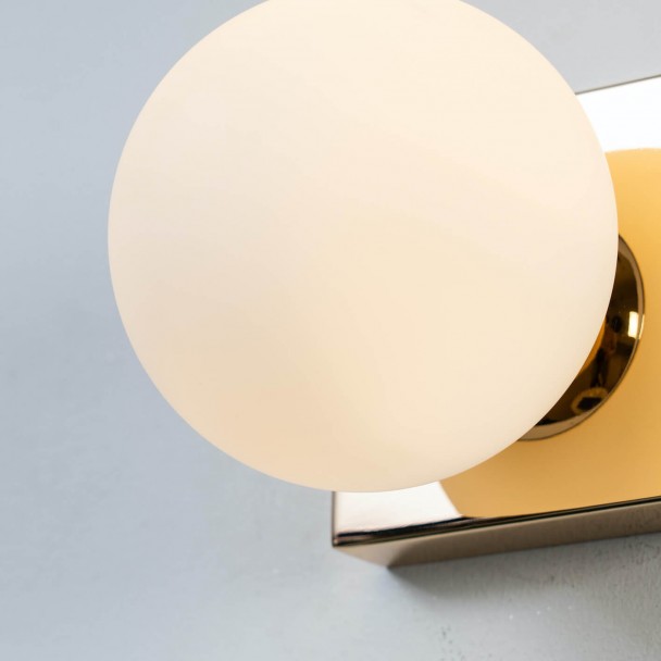 Glazen wandlamp