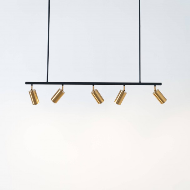 Lange multi-spot hanglamp