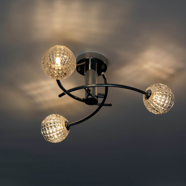 Verchroomd metalen arm ontwerp statief