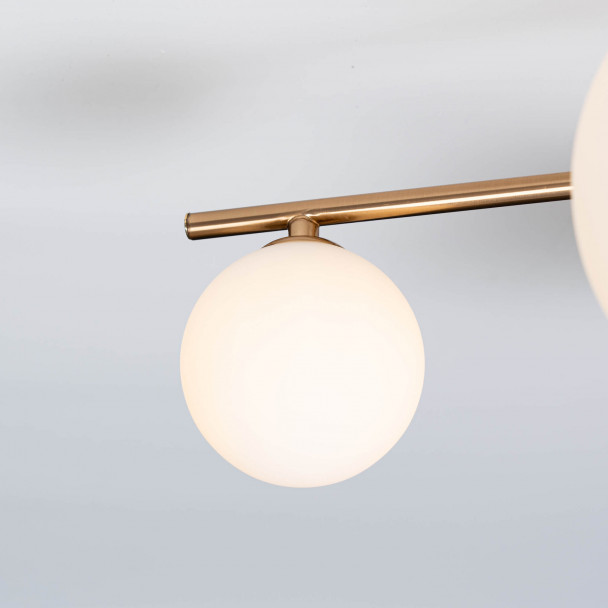 Plafondlamp met G9 en E27 lampen