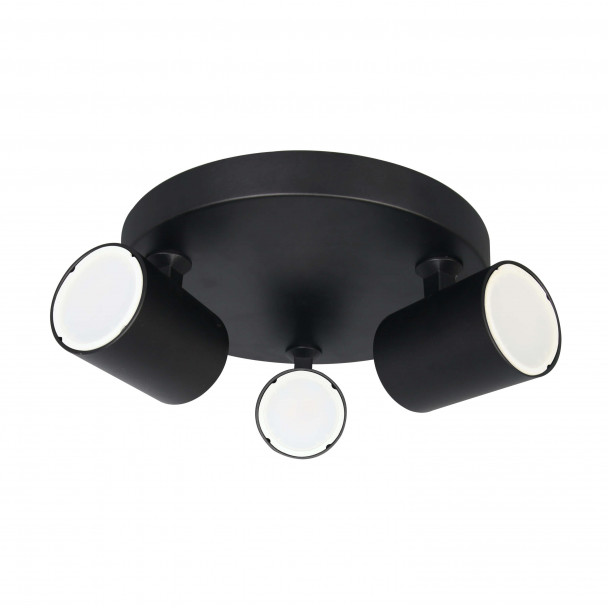 Zwarte plafondlamp