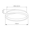 Ronde LED plafondlamp - Sandy
