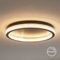 Ronde plafondlamp in elegant zwart - Sandy