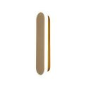 Minimalistische gouden sfeer wandlamp - Delia