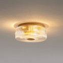 LED-plafonnière goud gestructureerd reliëf - Paolina