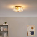 LED-plafonnière goud elegant ontwerp - Paolina