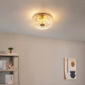 Plafondlamp metaal goud LED-verlichting geïntegreerd - Paolina