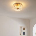 LED-plafonnière goud warme verlichting - Paolina