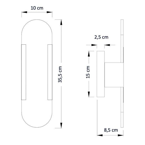 Moderne alabaster wandlamp zacht licht voor woonkamer - Enola