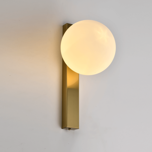 Licht messing wandlamp elegant en decoratief - Noava