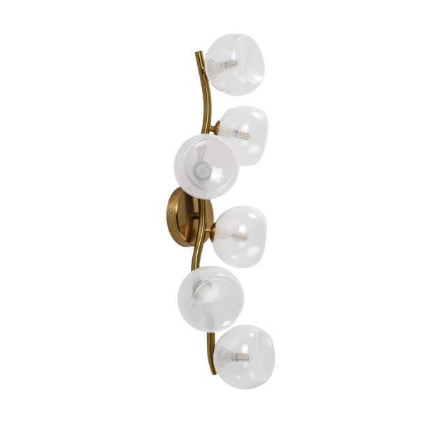 Messing wandlamp moderne stijl - Isalina