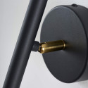 Zwarte wandlamp elegante kegel - Holen
