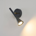 Zwarte wandlamp dubbel licht design - Holen