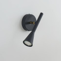Zwarte wandlamp dubbel bundel design - Holen