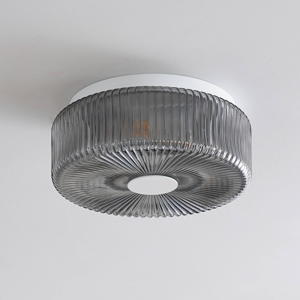 Design plafondlamp rookglas voor woonkamer - Paolina