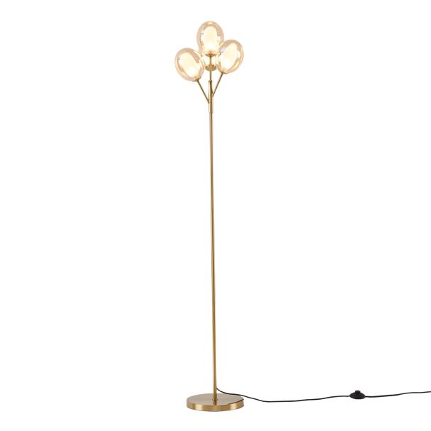 Eigentijdse vloerlamp met glazen bollen - Seryn