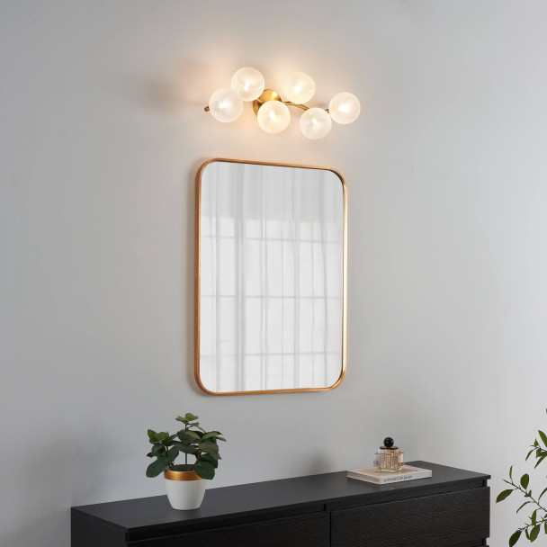 Messing wandlamp verfijnde stijl - Isalina