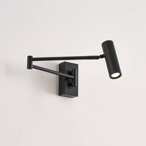 Zwarte leeslamp praktisch en elegant - Rimio