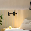 Zwarte wandlamp premium kwaliteit - Rimio