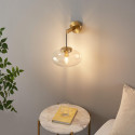 Wandlamp gouden elegantie - Milenzo