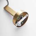Gouden wandlamp verfijnd - Milenzo