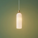 Gouden opaal lamp woonkamer - Leonora