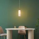 Gouden hanglamp E14 maatwerk licht - Leonora