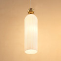 Witte gouden hanglamp verfijnde decoratie - Leonora