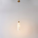 Witte opaal hanglamp meerdere composities - Leonora