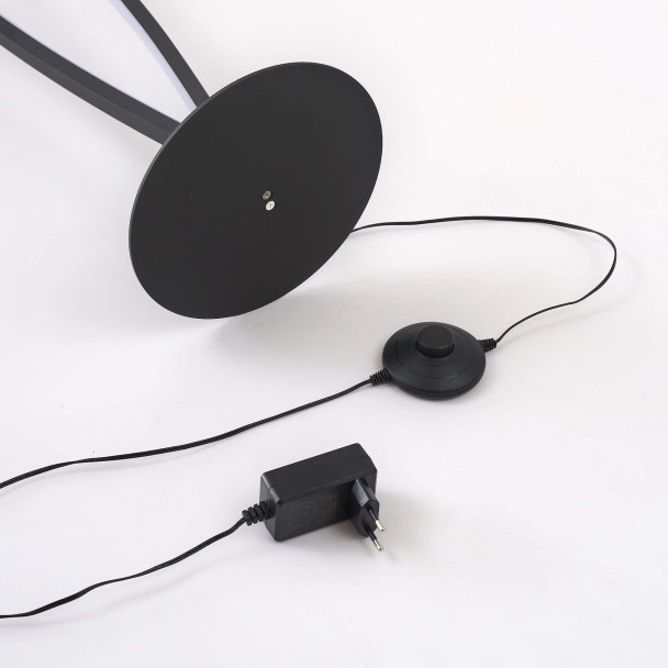 Zwarte design lamp voor modern interieur - Elzo