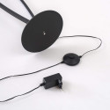 Zwarte design lamp voor modern interieur - Elzo