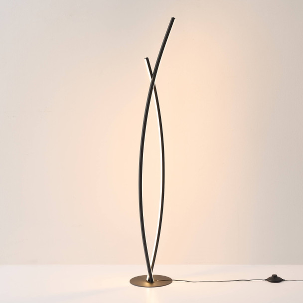 Moderne sculpturale lamp luxe uitstraling - Elzo