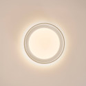 Dimbare ronde beige geribbelde plafondlamp met LED 50 cm - Facciotto