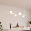 Witte magnetische hanglamp zonder verlichting personaliseerbaar geïntegreerde driver 50W - Lyne
