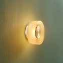 Moderne LED wand- of plafondlamp amberkleurig glas 6W - Inaya