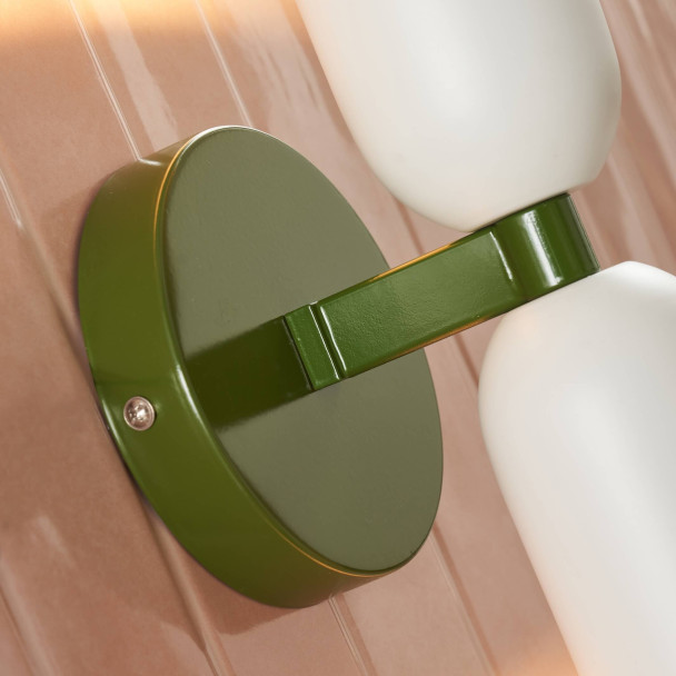 Kleurrijke pop wandlamp met dubbele cilinder in...