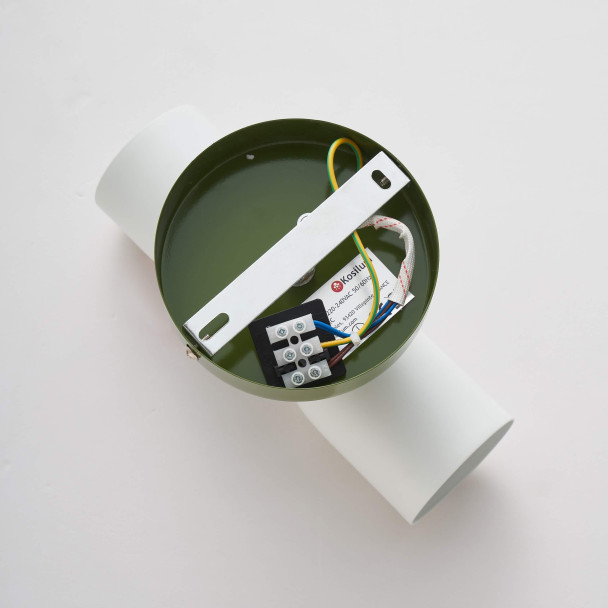 Kleurrijke pop wandlamp met dubbele cilinder in...