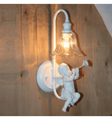 Wandlamp met engel - Eyros 2