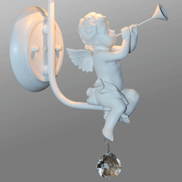 Wandlamp met engel - Eyros